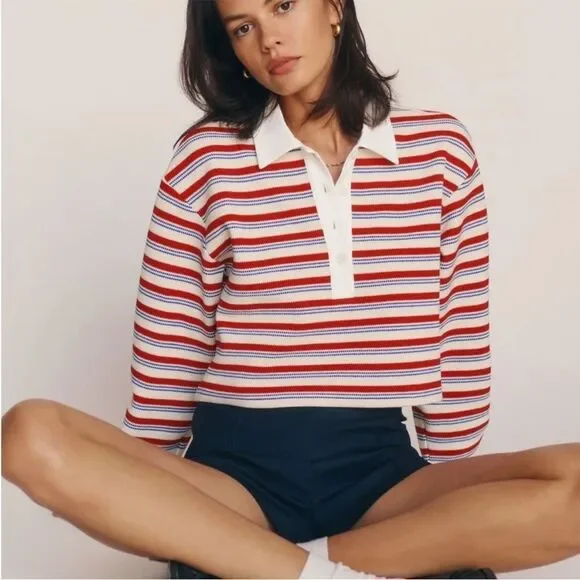 Reformation Anna Rugby Shirt - Picture 5 of 5